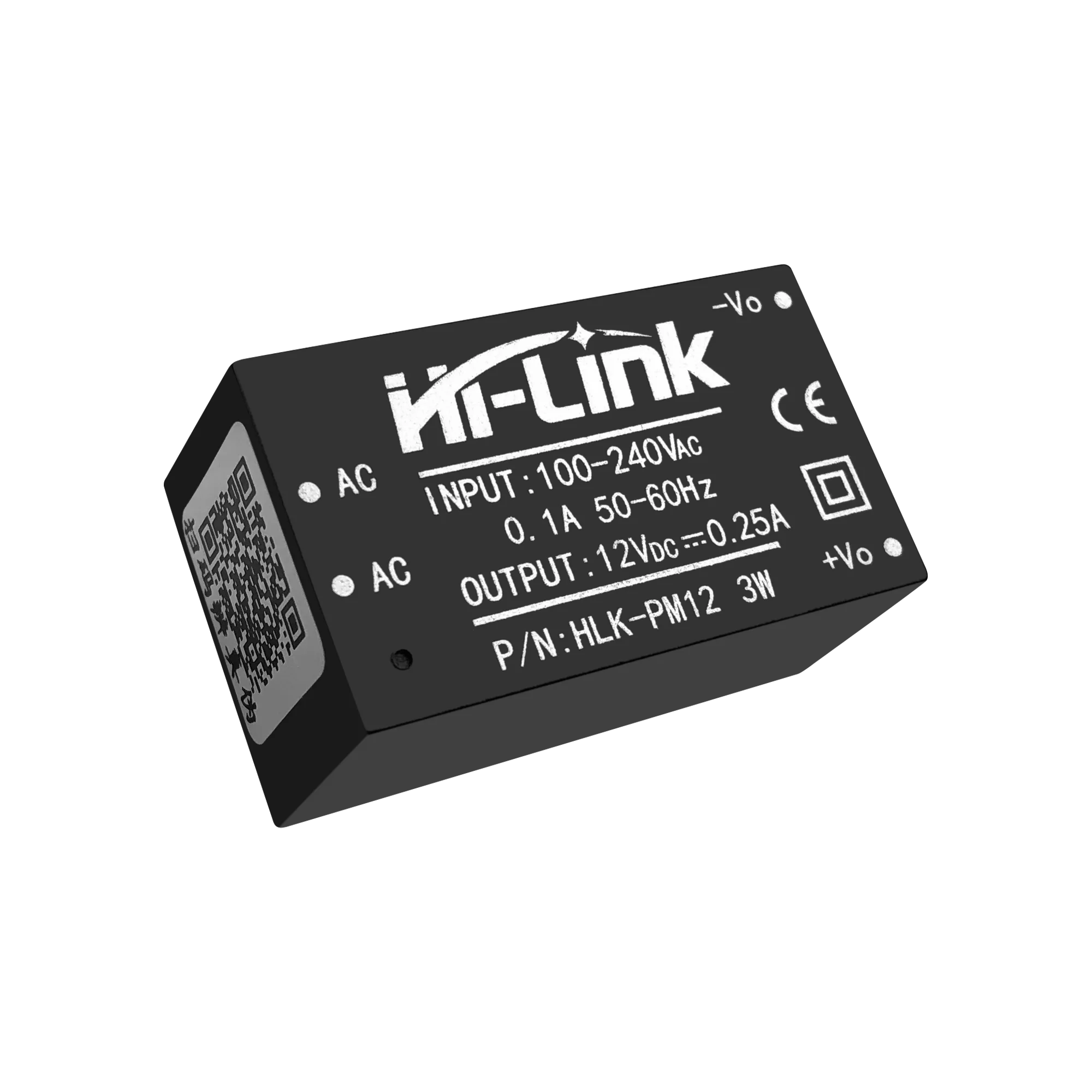 2pcs original Hi-Link ac dc 12v 3w mini power supply module 220v isolated switch mode transformer HLK-PM12 power adapter power supply switching power supply