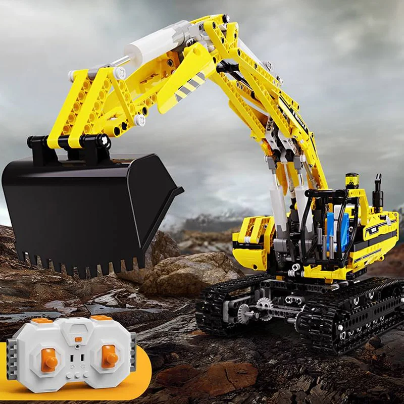 Concurreren Pebish team Lego Technic 8043 Motorized Excavator | Building Blocks | Birthday Toys |  Bricks Model - Blocks - Aliexpress
