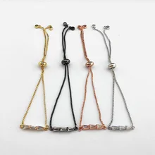 10 шт. Новое поступление Романтический микро Pave CZ кристалл браслет для женщин модные ювелирные изделия подарок BG317