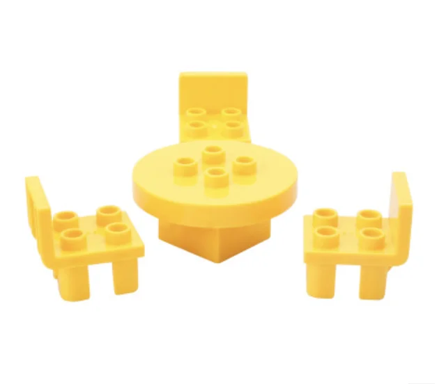 DIY Accessories Bricks Treehouse Base Plate Window House Sofa Furniture Large Particle Big Size Building Blocks Birthday Kid Toy LXF-fire-2