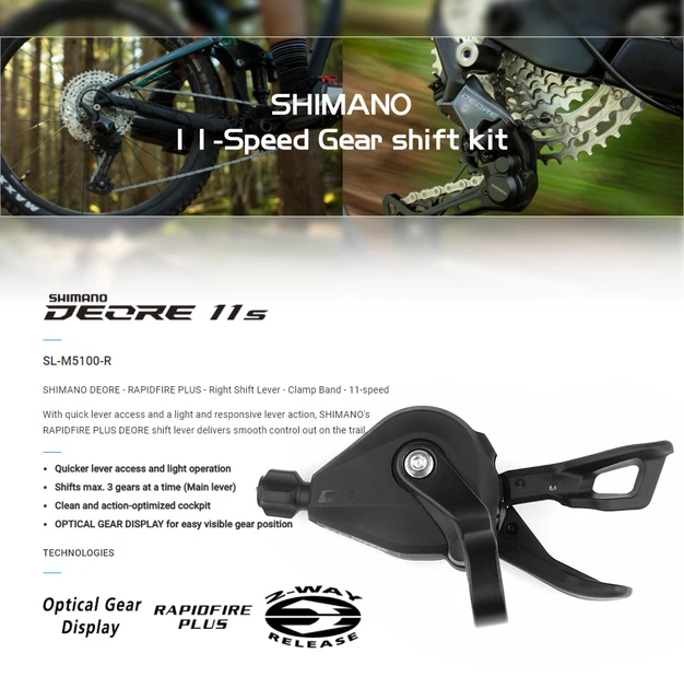 11 Speed Derailleur Shimano Deore 11s SL-M5100-R Shifter 11s (New