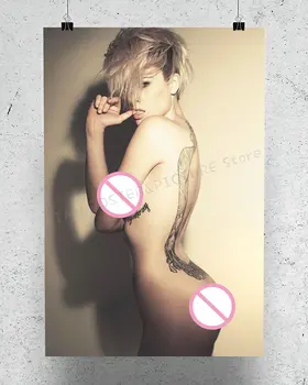

R0266 Alysha Nett Sexy Tatoo Girl 05 Star Sexy Beautiful Girl Model Wall Sticker Silk Poster Art Home Decoration