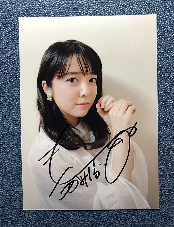 Ручной подписанный Mone Kamishiraishi фото с автографом 5*7 J-pop 12201901