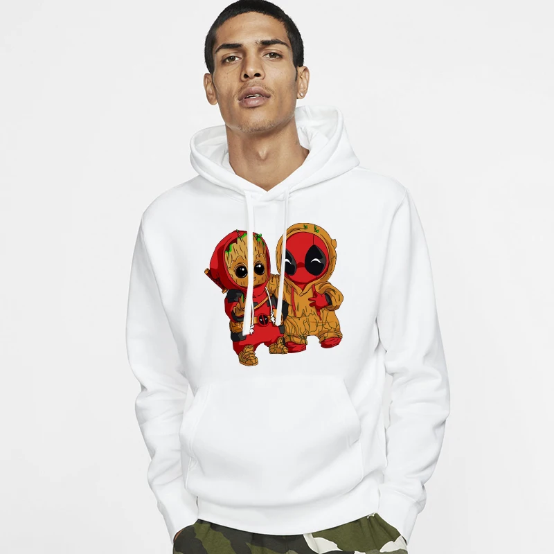 

Deadpool Printed Hoodies Fleece Pullover Hoodie Unisex Casual Hoody Hooded Streetwear Sweatshirts Women/Men Harajuku Clothing