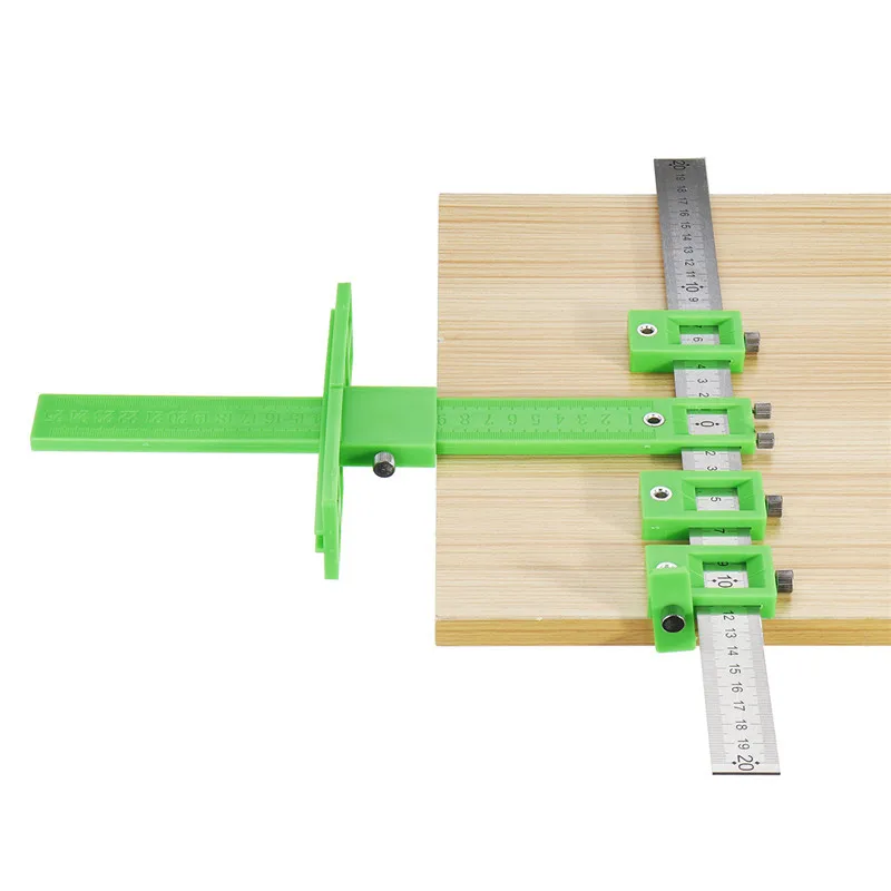

Drill Hole Jig Guide Multi-function Handle Opening Hole Puncher Adjustable Kitchen Woodworking