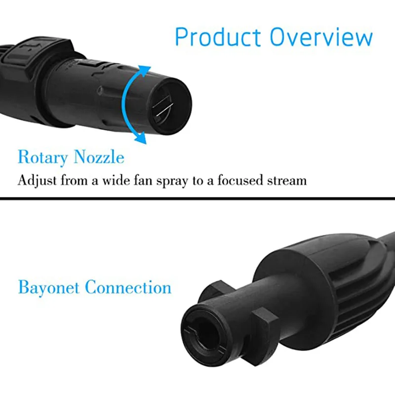 Pressure Washer Car Washer Adjustable Jet Lance Wand Spear Nozzle Tip For Karcher K2 K3 K4 K5 K6 K7 Spray Lance Nozzlecleaning 4