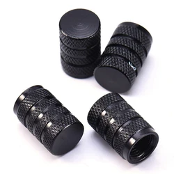 4Pcs Black Auto Car tire valve caps Unique Design Car Truck Air Port Cover Car Tire Valve Stem caps TXTB1