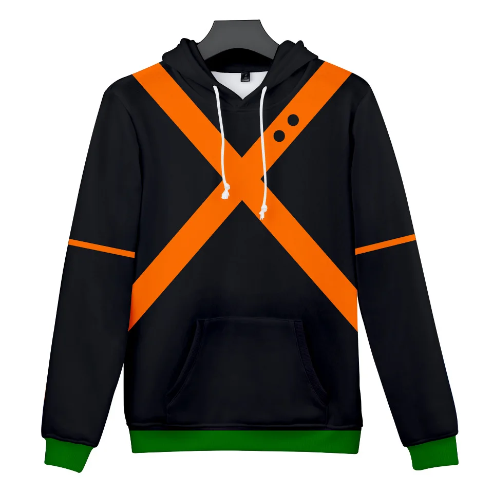 Ceny 3D bluza z kapturem w stylu harajuku kobiety mężczyźni Boku No My Hero Academia Cosplay bluzy bluzy 2019 wiosna jesień odzież męska