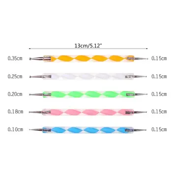 

34pcs Mandala Dotting Tools Set for Painting Rock Stone Stencil Template Paint 090F