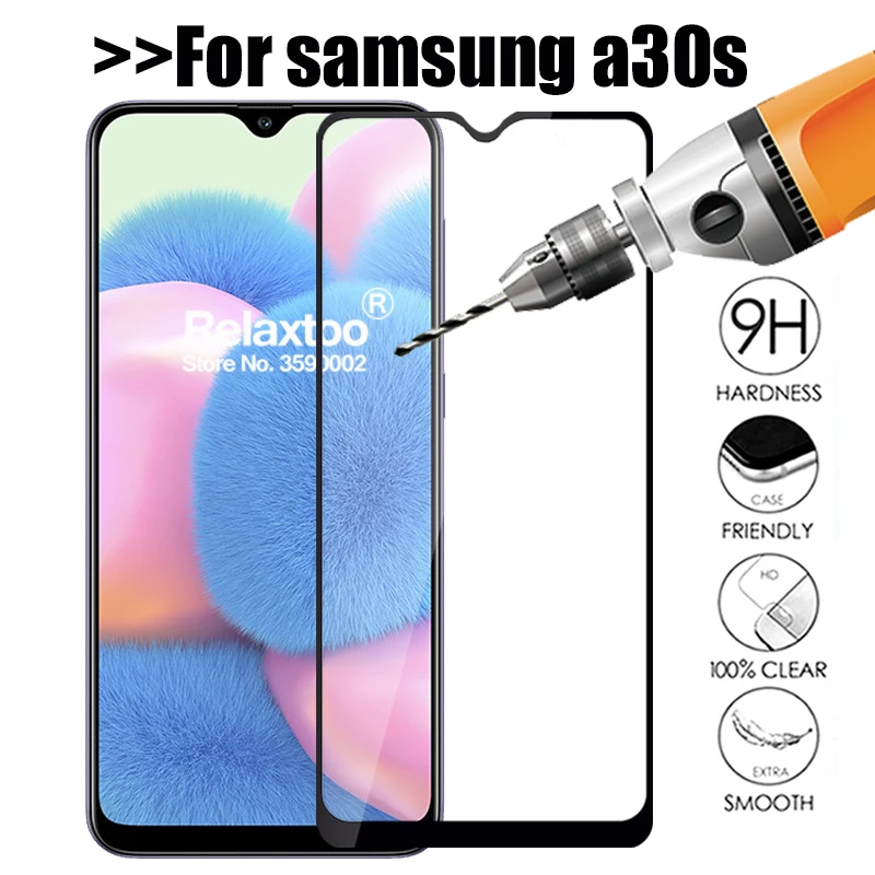 

Full cover tempered glass For samsung Galaxy a30s a307 a307F a 30s a30 s SM-A307FN/DS 6.4 screen protector protective Glas Film