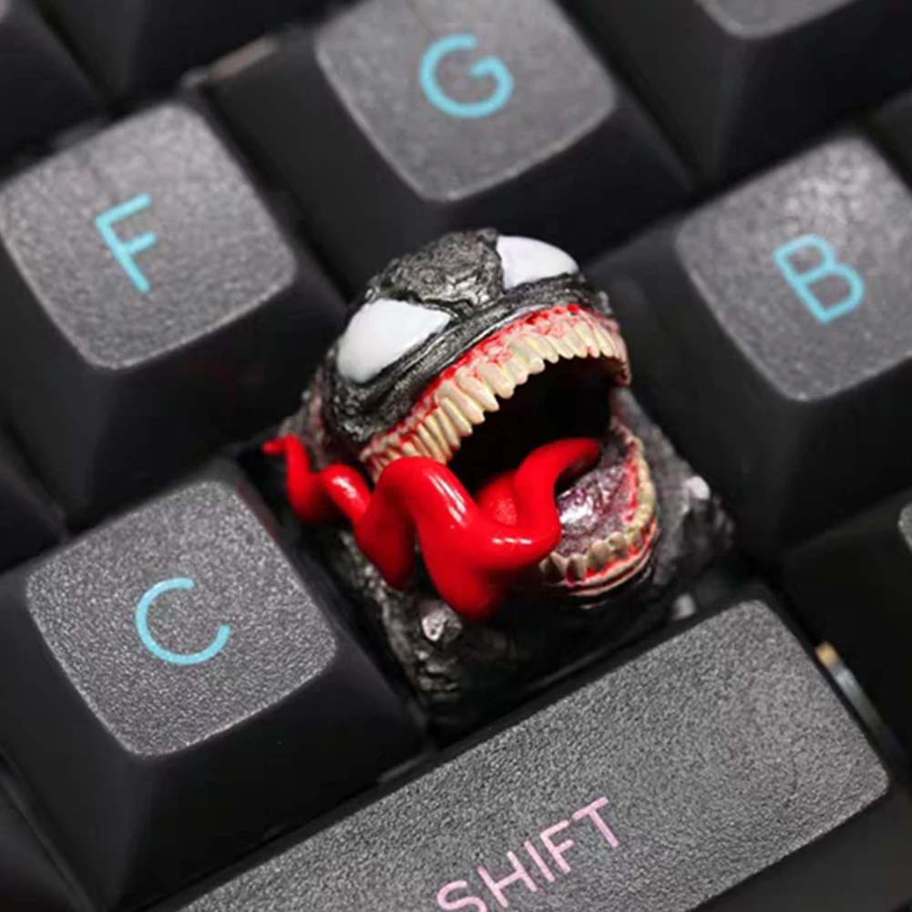 

Venom Resin Keycaps For Cherry Switch Mechanical Gaming Keyboard Purple Red Yellow Color DIY Keyboard Key Cap
