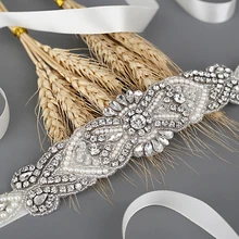 TRiXY S208, серебряные стразы, пояс для невесты, кристалл, свадебное с жемчужными бусинами, пояс, пояс для невесты, платья для подружек невесты, аксессуары