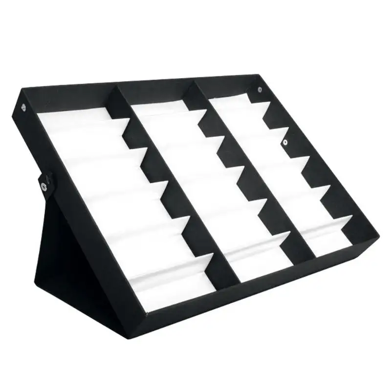 

18 Sunglasses Glasses Retail Shop Display Stand Storage Box Case Tray Black