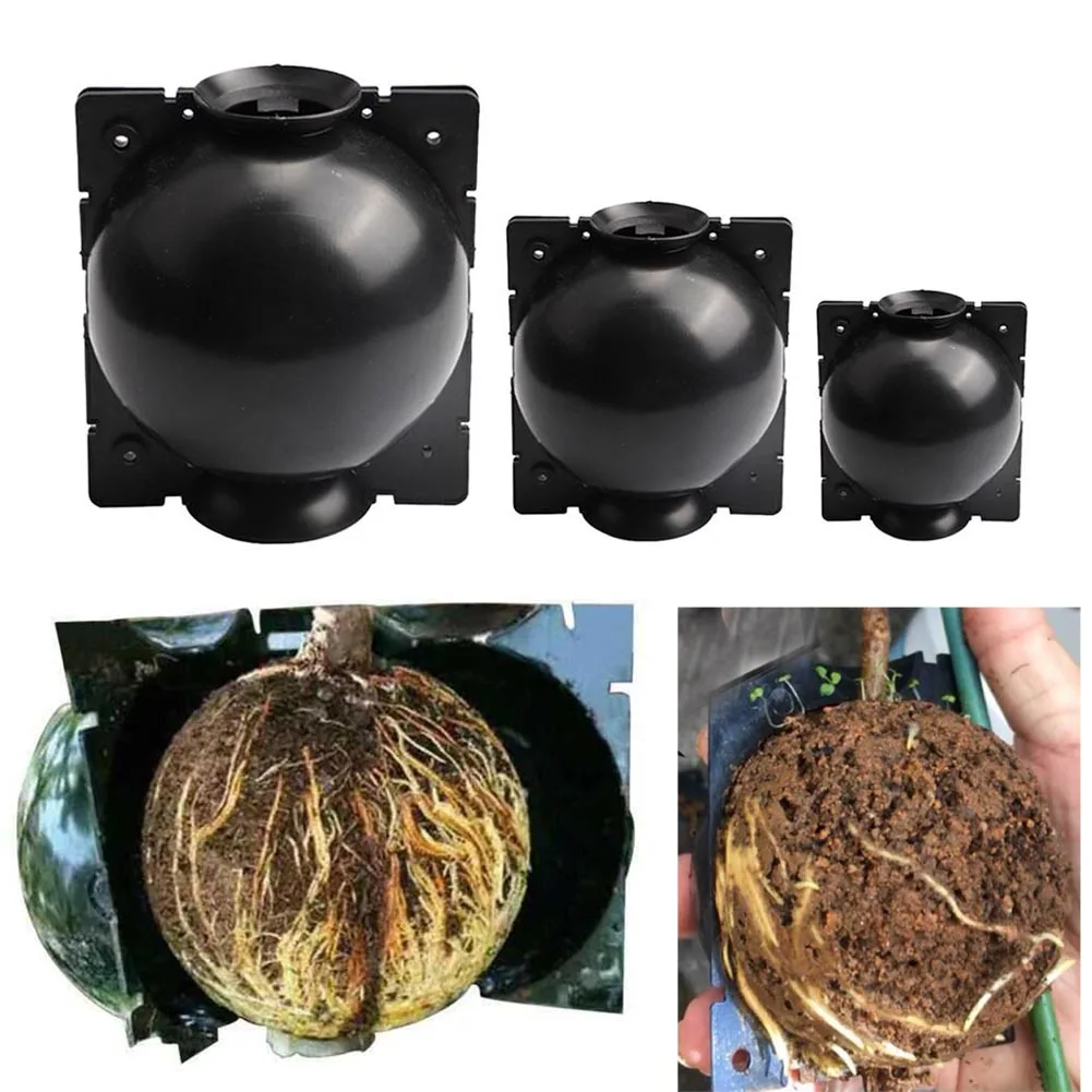

6Pcs Plant Rooting Device High Pressure Propagation Transmission Ball High Pressure Box Growth Equipment Plant Rooting Box