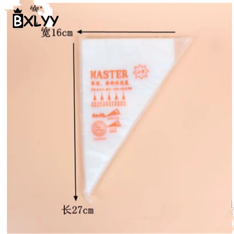 BXLYY 100 шт, украшение для выпечки десерта, маленький одноразовый мешок для крема, кухонные аксессуары, инструмент для украшения торта, Кондитерские принадлежности. 85z