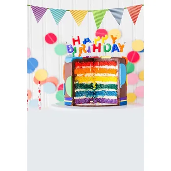 

Vinyl Photography Backdrops colorful Birthday Background Computer printed Children Photography Backgrounds for Photo studio