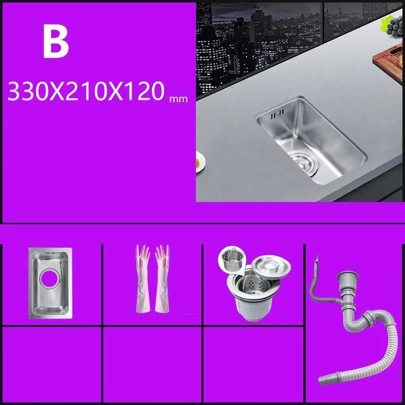 Кран Evier Lavello Cucina Integral Acero Inoxidable кухня Fregadero De Cocina Куба Lavabo Pia Cozinha мойка овощей - Цвет: Version T