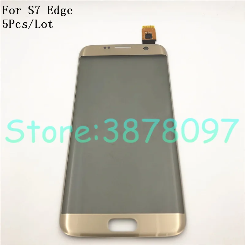 

5Pcs/Lot Original 5.5 inches Touch screen For Samsung Galaxy S7 Edge G9350 G935 G935F Touch Screen Digitizer Sensor With Logo
