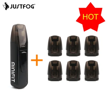 

Pod Vape Kit Original justfog minifit Kit 370mAh Battery 1.6ohm 1.5ml Pod cartridge For E Juice Electronic cigarette Kit