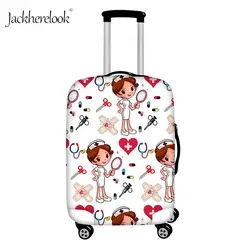 Jackherelook теплые дорожные сумки с сердечком для медсестры, сумка, эластичное покрытие, костюм для "18-30" дюймовых мультяшных медсестер