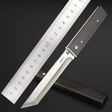Японский самурайский бутик Тан Открытый маленький прямой нож меч самообороны холодное оружие японский короткий нож с окантовкой