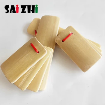 

Saizhi Children's Primary And Middle school Students Beginners Practice Allegro Percussion White Bamboo Board Music Toys