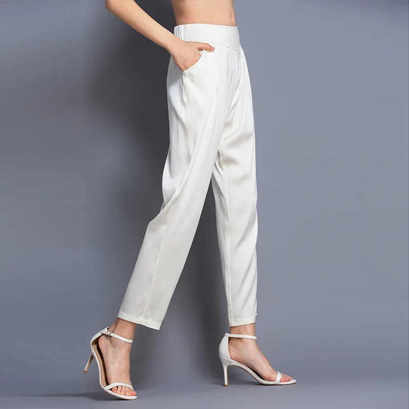 Pantalon Velours Hiver Femme - Taille M - Gris - Ceinture élastique - Neuf Sans étiquettes