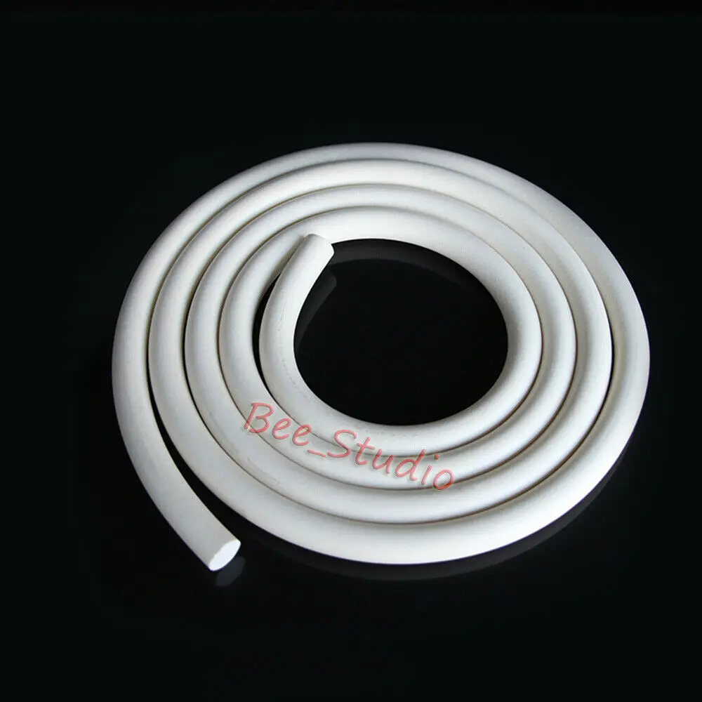Waterproof Foamed Silicone Rubber Seal Strip Silicon Sponge Cord Round Solid VMQ Foaming Cord Dia.1/2/3/4/4.5/5/6/7/8/9/10-30mm