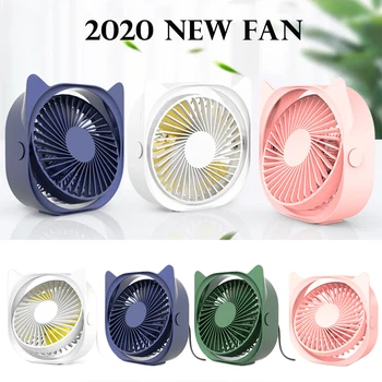 

USB Cooling Fan 3-Speed Silent Small Fan For Car Backseats Air Conditioner Mini USB Fan For Office Gadgets Desktop Desk