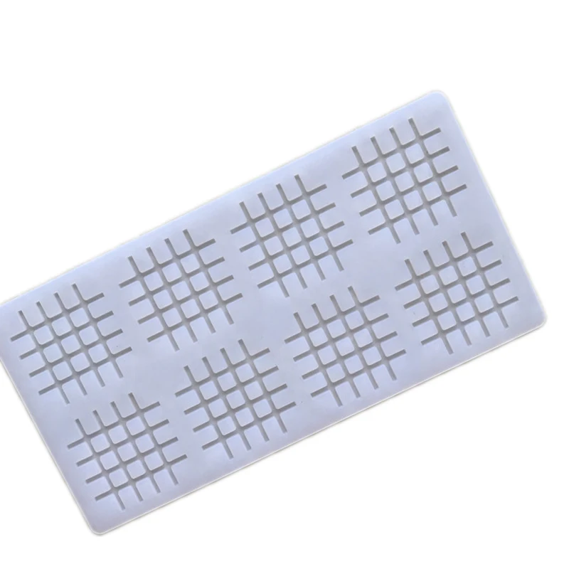Creative Tic-tac-toe Fence Shape Silicone Insert Mold Cake Edge Accessory Mould DIY Hand-Made Muffin Pan Cake Decorating Tools1
