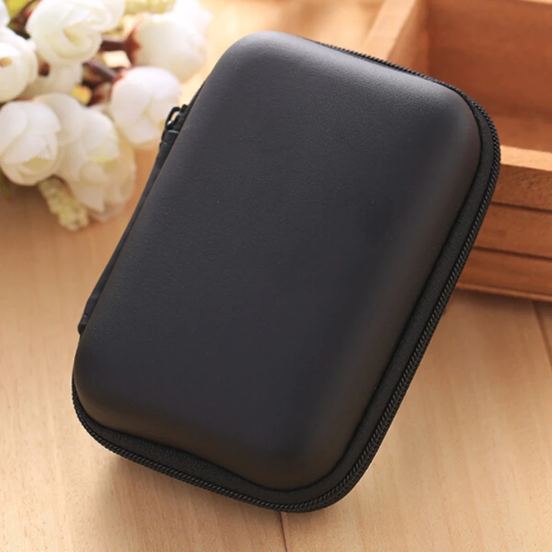 

Portable Earphone Carry Hard Case Bag Earbud Headphone Cable Storage Box Pouch