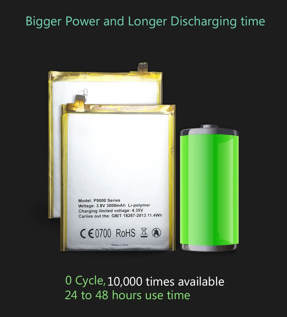 Для Elephone P9000/P9000 Lite батарея для телефона для Elephone P9000/P9000 Lite 3000mAh аккумулятор для смартфона