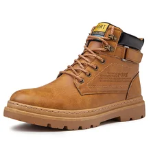 Мужские кожаные ботинки; удобная зимняя теплая обувь; мужские мотоциклетные ботильоны; мужские оксфорды; зимние ботинки; мужские рабочие ботинки