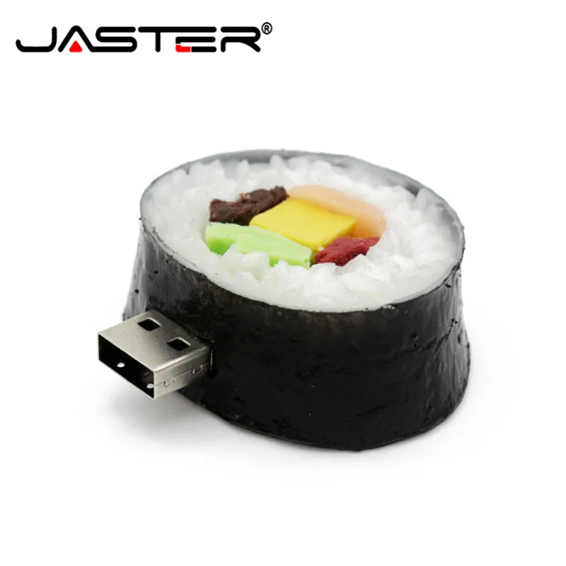 JASTER гамбургер еда флеш диск USB 2 0 Творческий Суши арбуз pendrive 4 ГБ 8 16 32 64 Гб карта