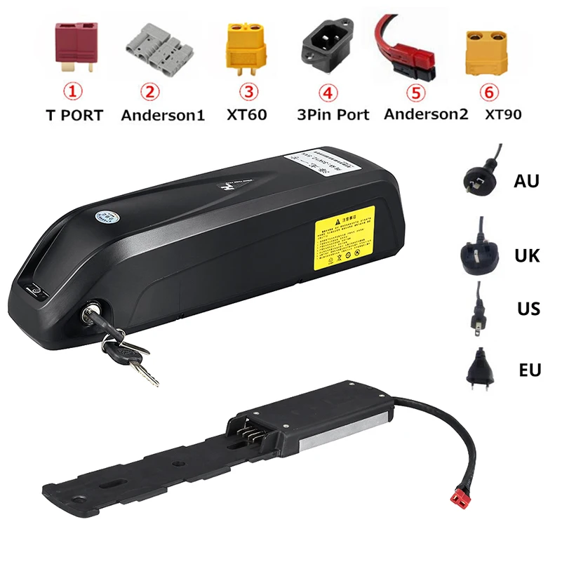 Discount Ebike Battery Case 48v Battery 12.5ah 13ah 16ah Scooter Battery 36v 13ah 15ah Hailong  LG 18650 Electric Bike Battery + Charger 1