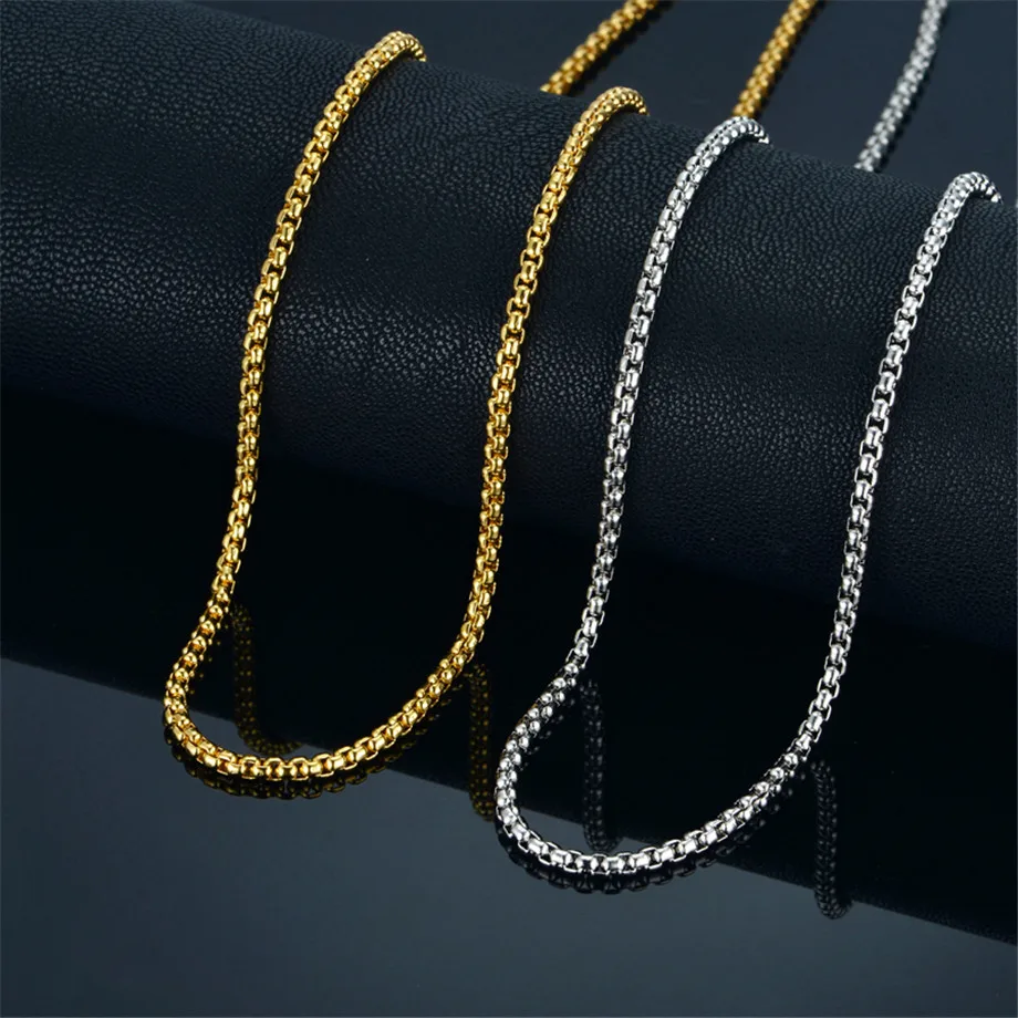 Stainless Steel Gold Chain For Men 