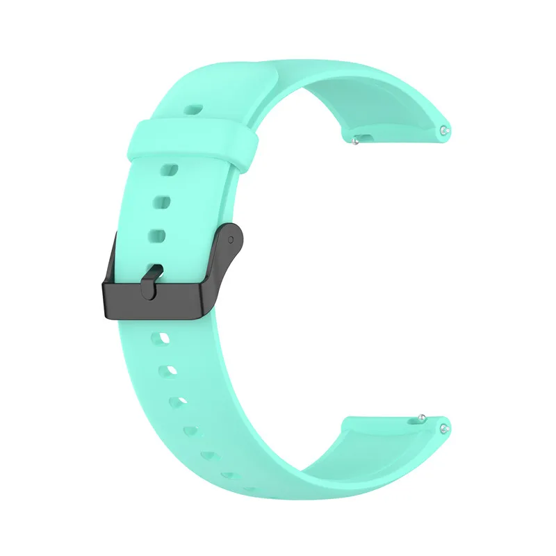 20mm 22mm Silicone watch strap For Samsung Gear S3/Active2/Huawei GT2 /Amazfit bip/Fossil Q/POLAR ignite Vantage M2 wristband