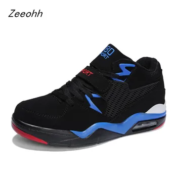 

Basketball Shoes Men High-top Sports Air Cushion Retro Basketball Athletic Trainers Breathable Unisex Couple Sneakers