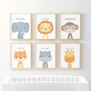 jungle nursery wall art