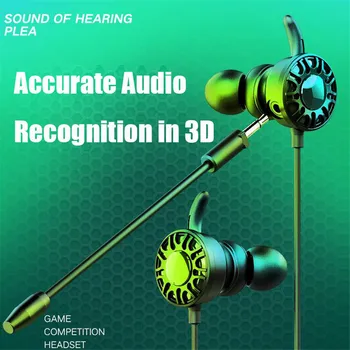 

2 pcs Portable 3.5mm Wired Music Headsets Earbuds Earphone Stereo Gaming Earphones With Micphone For iPhone Xiaomi Huawei