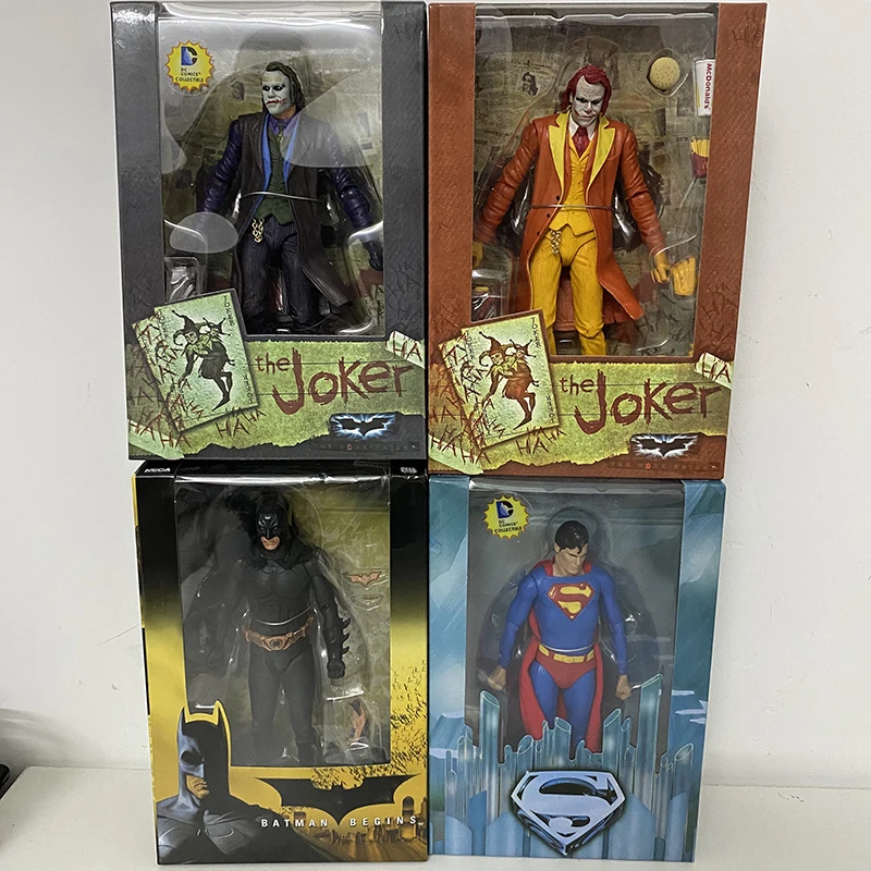 NECA The Joker Figure Heath Ledger Bruce Wayne Quinn Action Figure Collectable Model Toy Gift