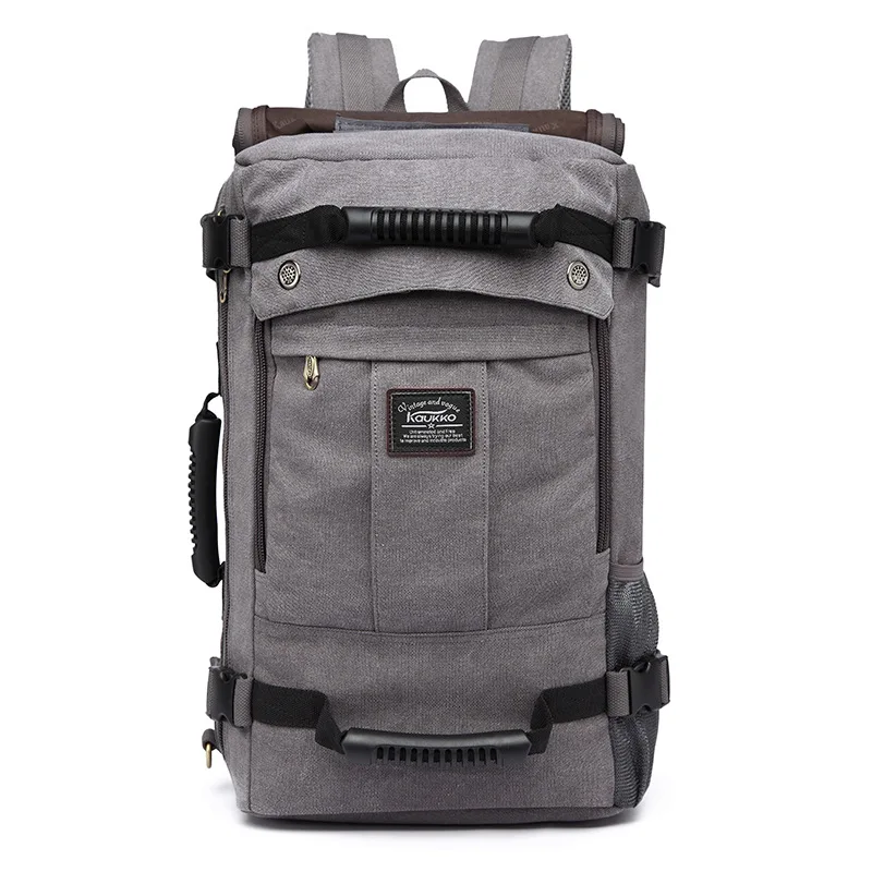 

Backpack Men's Canvas Backpack Sports Bag Large Capacity Multi-functional Waterproof Mountaineering Bag K1027