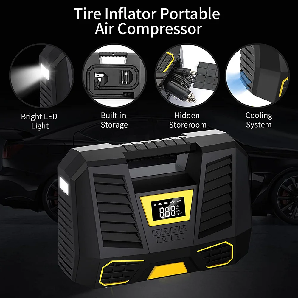 ������ ���� ���� Ÿ�̾� ���� ���Ա�, 12V 150PSI, �޴�� Led ����Ʈ ��������, ������, �ڵ���, ������ Ÿ�̾� ��