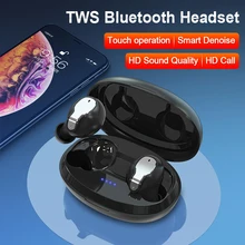 Wireless headphones TWS bluetooth 5.0 Earphones LED Power Display 9D Hifi Sound Noise Cancelling TWS Earphone HD Call Headset