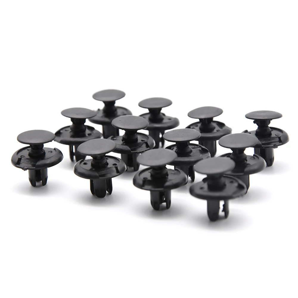 50 Pieces Auto Bumper Fastener Rivet Push Clips Retainer For Universal