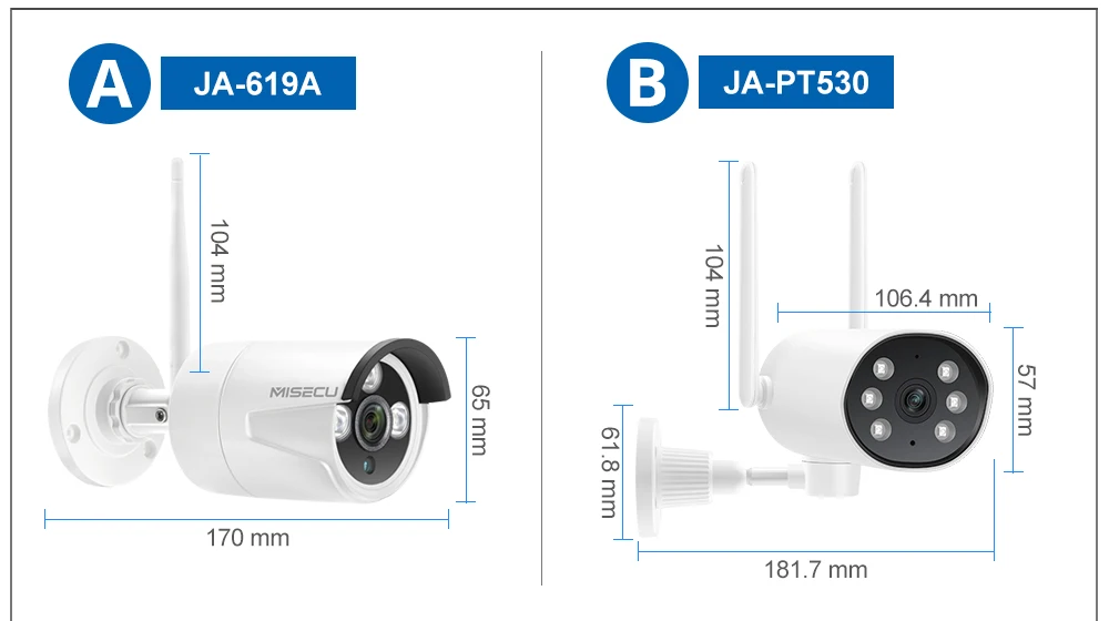 MISECU 8CH NVR 3MP Wireless Camera System Audio Record Outdoor Waterproof P2P Wifi Security IP Camera Set Video Surveillance Kit