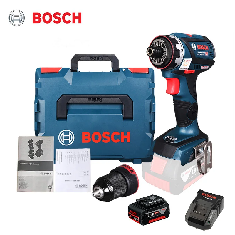 Bosch GSR18V 60FC Беспроводная ручная дрель домашняя электрическая отвертка д р