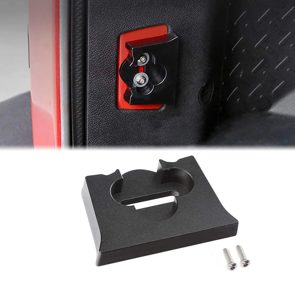 1pc interior drive brake footrest pedal left side kick panel for jeep wrangler jk 2007 2017 car modified pedal car supplies 1 PCS Tailgate Latch Bumper Stop Tailgate Alignment for Jeep Wrangler JK JKU 2007-2017 Car Accessories