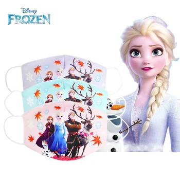 

Disney Frozen 2 Snow Queen Elsa Ann Olaf Children's Face Mask Sponge Anti-Dust Protective Mask Kids Boys Girls Breathable Gifts