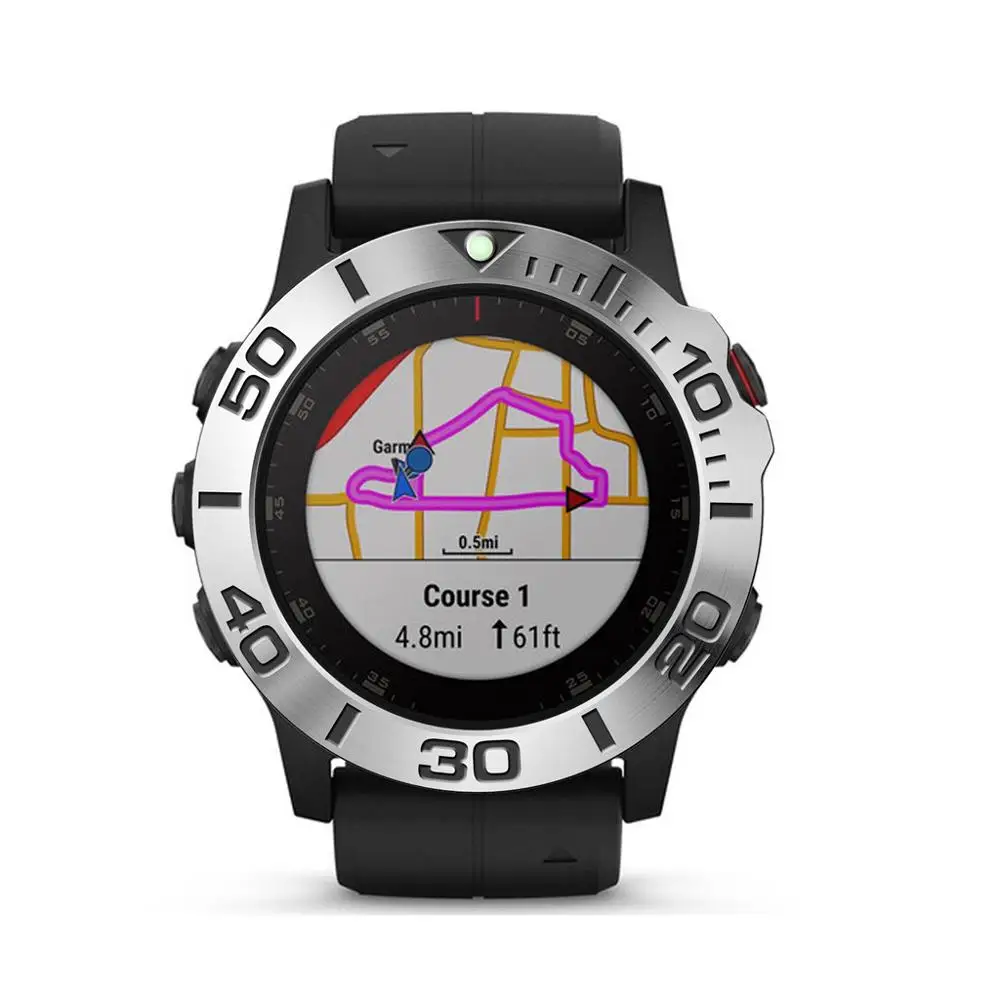 Светящийся ободок кольцо клейкая крышка Анти чехол от царапин для Garmin Fenix 5X плюс Смарт часы аксессуары Fenix5X плюс протектор